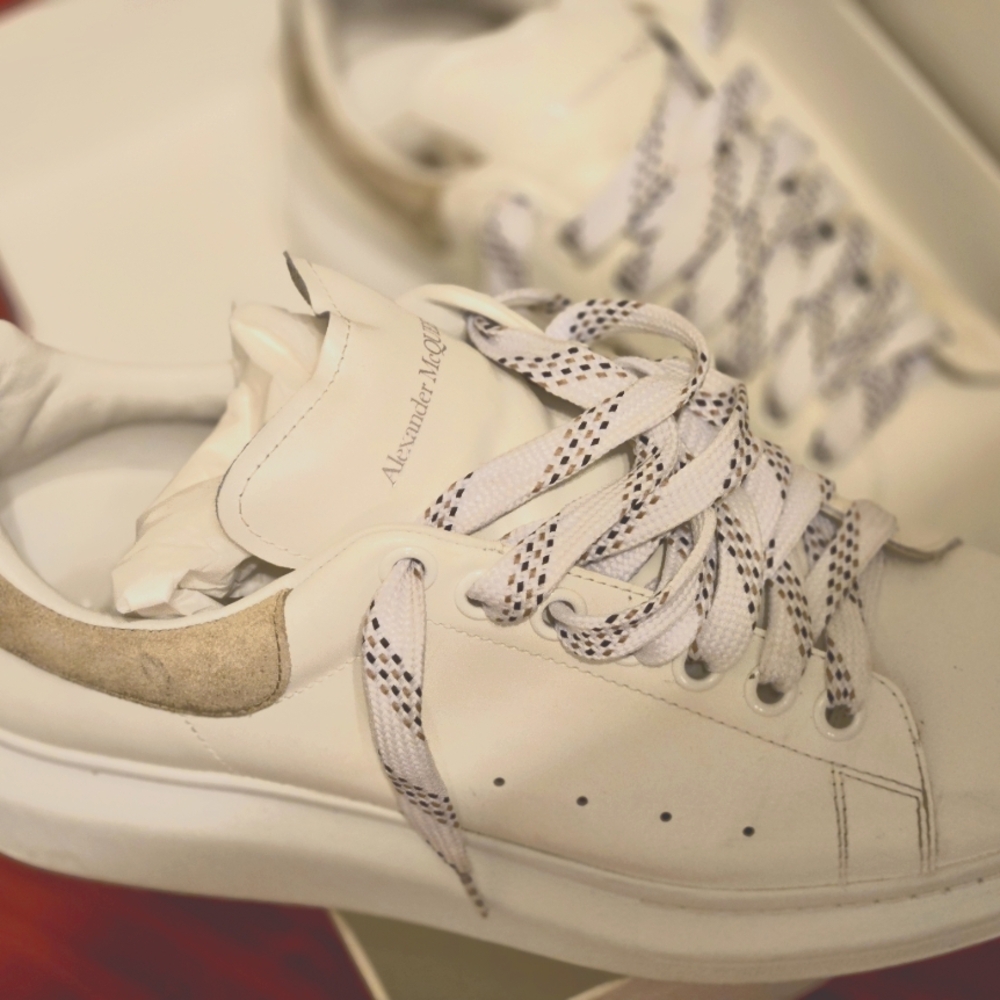Alexander McQueen Larry Leather Sneakers